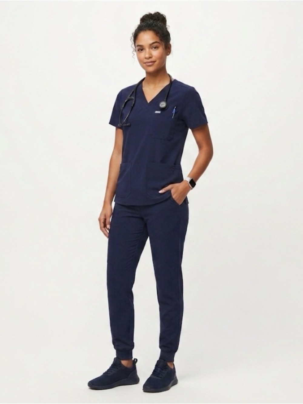 NWT | FIGS Navy V-Neck Scrub Set Sz XX-Large